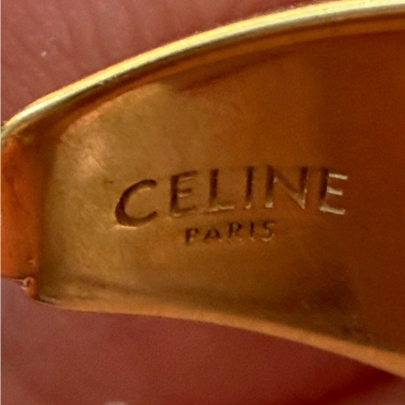 Celine Triomphe Hoop Earrings - Picture 5 of 6